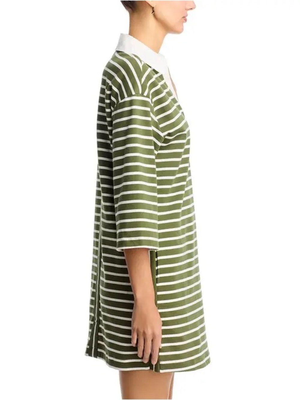 Tommy Bahama Jovanna Rugby Dress in Olive Tree Size XS - Picture 3 of 10